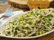 Yeşillikli Tavuk Salatası