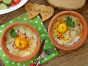 Fırında Sucuklu Kaşarlı Yumurta