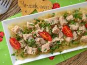 Köz Patlıcanlı Ton Balığı Salatası