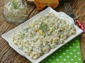 Közlenmiş Patlıcanlı Makarna Salatası