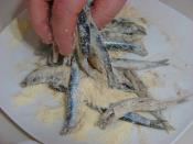 Fırında Mısır Unlu Hamsi Tava