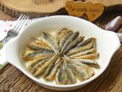 Fırında Mısır Unlu Hamsi Tava