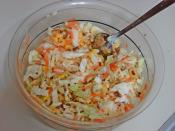 Cevizli Beyaz Lahana Salatası