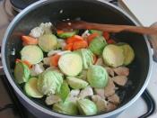 Tavuklu Brüksel Lahanası Yemeği