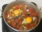 Kahvaltılık Sucuklu Mantarlı Yumurta