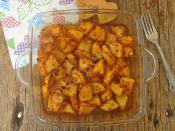 Fırında Salçalı Patates Kızartması