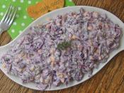 Yoğurtlu Mor Lahana Salatası