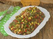 Közlenmiş Kırmızı Biber Salatası