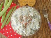 Yoğurtlu Taze Fasulye Salatası