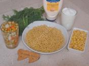 Garnitürlü Makarna Salatası
