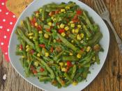 Taze Fasulye Salatası