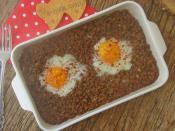 Fırında Kıymalı Yumurta