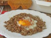 Fırında Kıymalı Yumurta