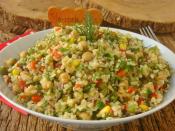 Nohutlu Bulgur Salatası