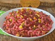 Pancarlı Makarna Salatası