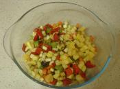 Sebzeli Makarna Salatası