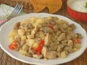 Tavuklu Karnabahar Kavurması