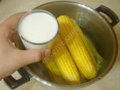 Süt İle Mısır Haşlama