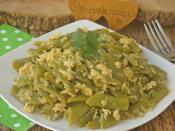 Yumurtalı Taze Fasulye Kavurması