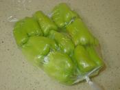 Buzlukta Dolmalık Biber Saklama Yöntemi