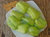 Buzlukta Dolmalık Biber Saklama Yöntemi