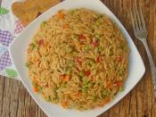 Sebzeli Arpa Şehriye Pilavı