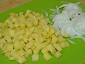 Soğanlı Patatesli Omlet