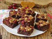Vişneli Çikolatalı Brownie