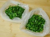 Buzlukta Maydanoz Saklama