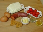 Sucuklu Hellim Peynirli Yumurta