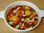 Sucuklu Hellim Peynirli Yumurta