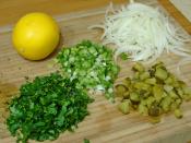 Kuru Fasulye Salatası