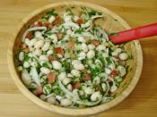 Kuru Fasulye Salatası