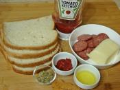 Sucuklu Ekmek Dilimleri