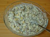 Yoğurtlu Yeşil Mercimek Salatası