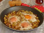 Patatesli Kıymalı Yumurta