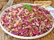 Kırmızı Lahanalı Fasulye Salatası