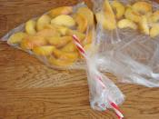 Buzlukta Şeftali Saklama