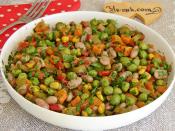 Bezelyeli Barbunya Salatası