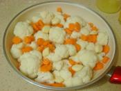 Portakal Soslu Karnabahar Salatası