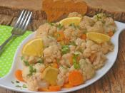 Portakal Soslu Karnabahar Salatası