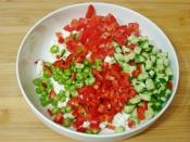 Lor Peyniri Salatası