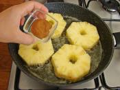 Kızarmış Ananas Tatlısı