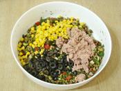 Mercimekli Ton Balığı Salatası