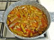 Etli Taze Bakla Yemeği