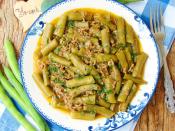 Kıymalı Taze Bakla Yemeği