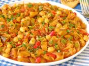 Nohutlu Patlıcan Tava