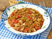 Kıymalı Mantar Yemeği