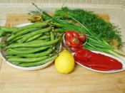 Taze Bakla Salatası