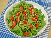 Peynirli Roka Salatası